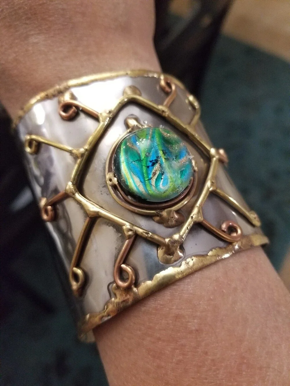 2 Pcs Lot | Asymmetric Cuff Bracelet And A Regular Cuff Bracelet